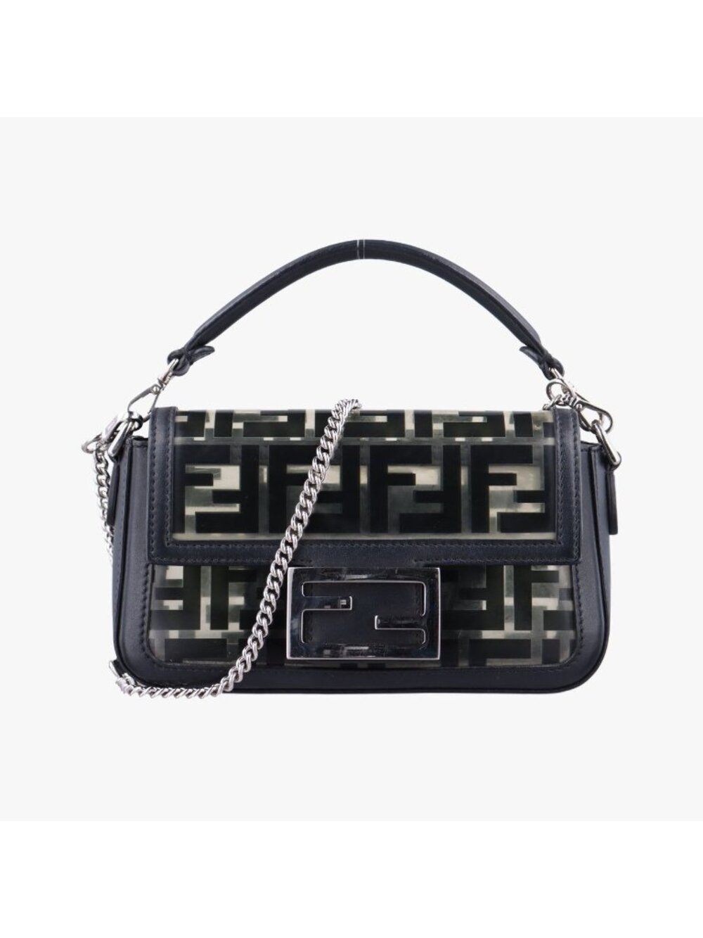 Fendi Bucket Black Leather